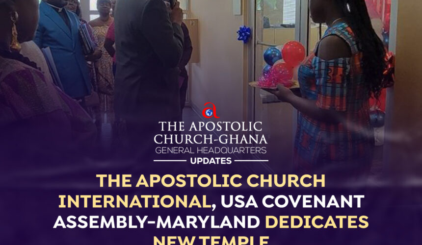 The Apostolic Church International, USA Covenant Assembly-Maryland Dedicates New Temple