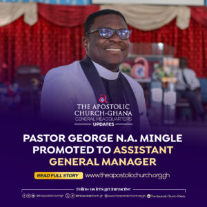 Pastor George N.A. Mingle Promoted to Assistant General Manager