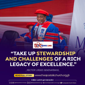 “TAKE UP STEWARDSHIP AND CHALLENGES OF A RICH LEGACY OF EXCELLENCE.”