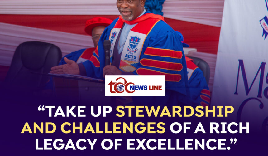 “TAKE UP STEWARDSHIP AND CHALLENGES OF A RICH LEGACY OF EXCELLENCE.”