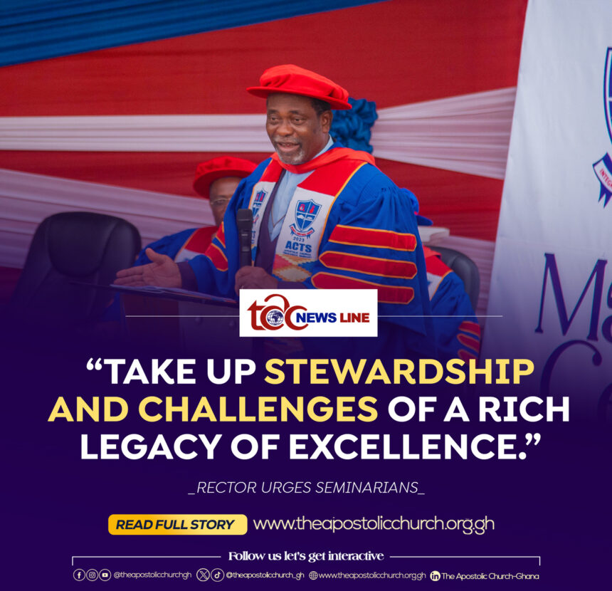 “TAKE UP STEWARDSHIP AND CHALLENGES OF A RICH LEGACY OF EXCELLENCE.”