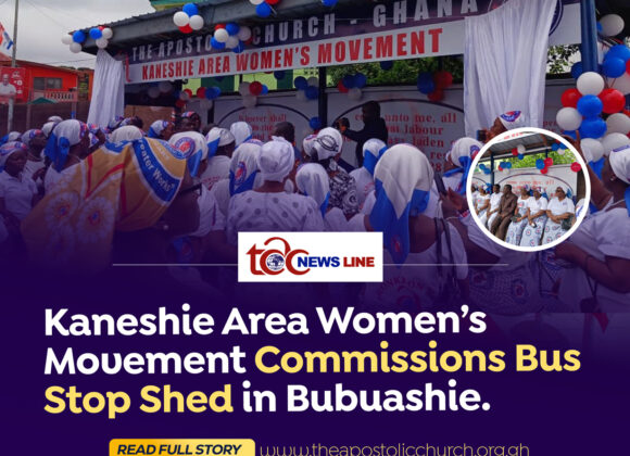 Kaneshie Area Women’s Movement Commissions Bus Stop Shed in Bubuashie