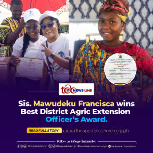 Sister Mawudeku Francisca Wins Best Destrict Agric Extension Officer’s Award.