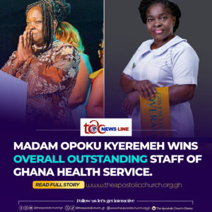 MADAM OPOKU KYEREMEH WINS OVERALL OUTSTANDING STAFF