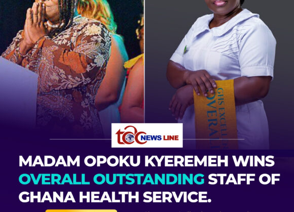 MADAM OPOKU KYEREMEH WINS OVERALL OUTSTANDING STAFF