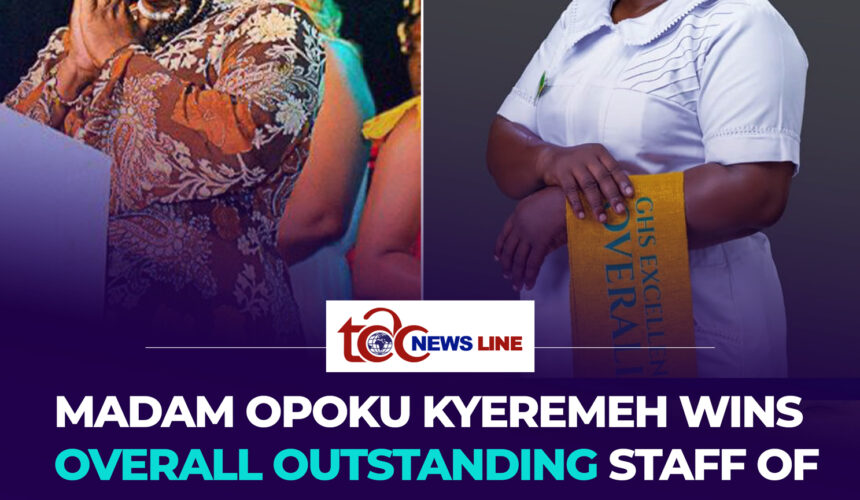 MADAM OPOKU KYEREMEH WINS OVERALL OUTSTANDING STAFF